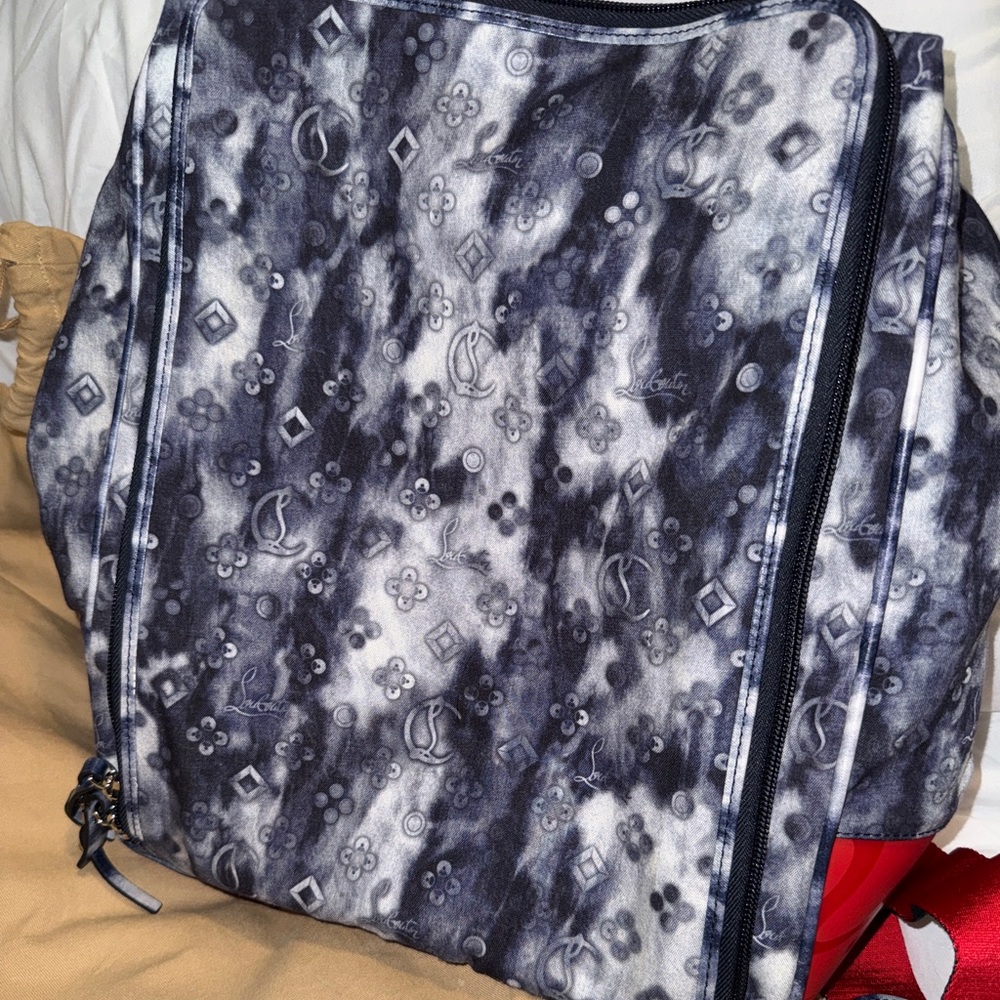 Christian Louboutin Monochrome Patterned Backpack